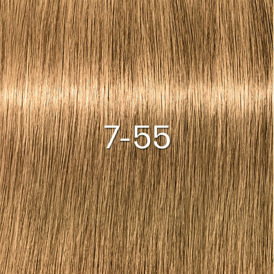 Schwarzkopf - Tinte sin Amoniaco Igora Zero AMM 7-55 Rubio Medio Dorado Intenso 60 ml