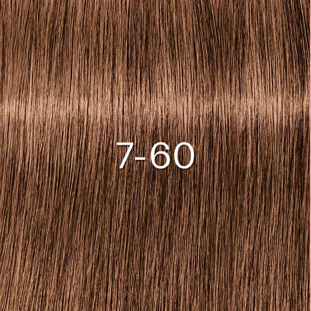 Schwarzkopf - Tinte sin Amoniaco Igora Zero AMM 7-60 Rubio Medio Chocolate Natural 60 ml