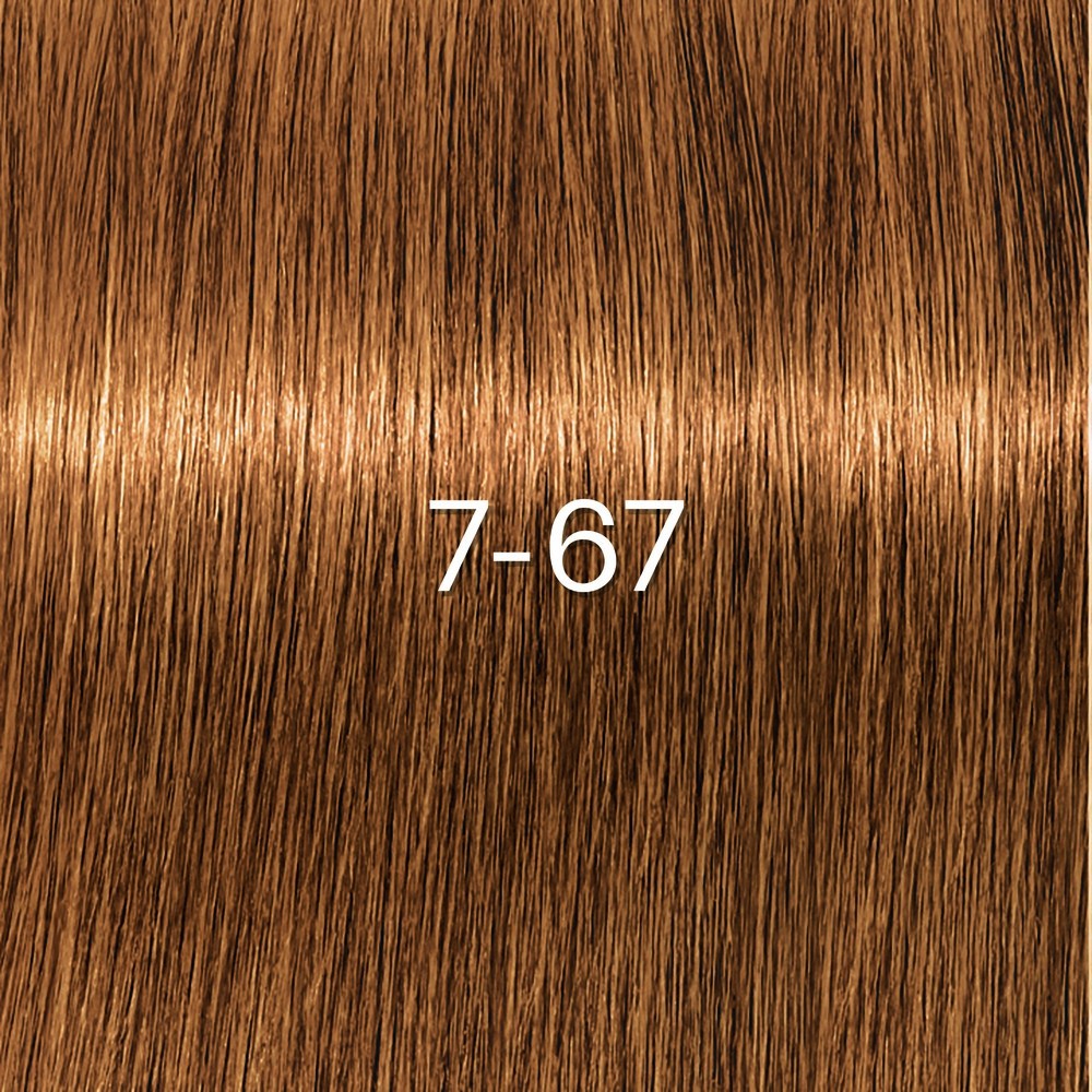 Schwarzkopf - Tinte sin Amoniaco Igora Zero AMM 7-67 Rubio Medio Chocolate Cobrizo 60 ml