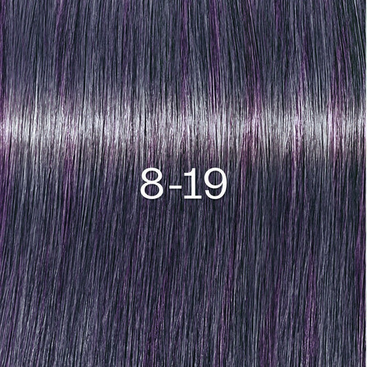 Schwarzkopf - Tinte sin Amoniaco Igora Zero AMM 8-19 Rubio Claro Ceniza Violeta 60 ml