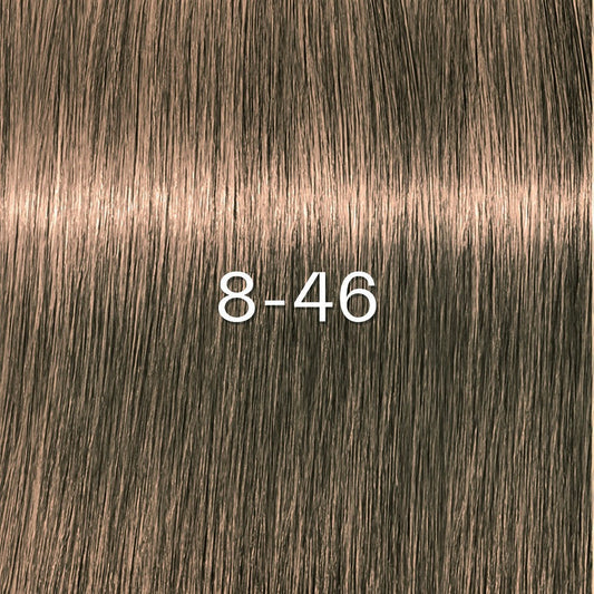 Schwarzkopf - Tinte sin Amoniaco Igora Zero AMM 8-46 Rubio Claro Beige Chocolate 60 ml