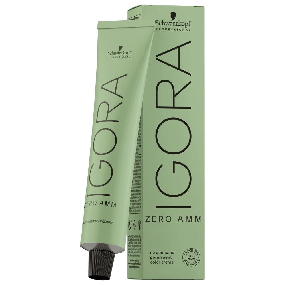 Schwarzkopf - Tinte sin Amoniaco Igora Zero AMM 9-1 Rubio Muy Claro Ceniza 60 ml
