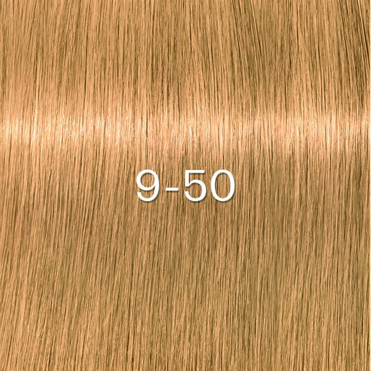 Schwarzkopf - Tinte sin Amoniaco Igora Zero AMM 9-50 Rubio Muy Claro Dorado Natural 60 ml
