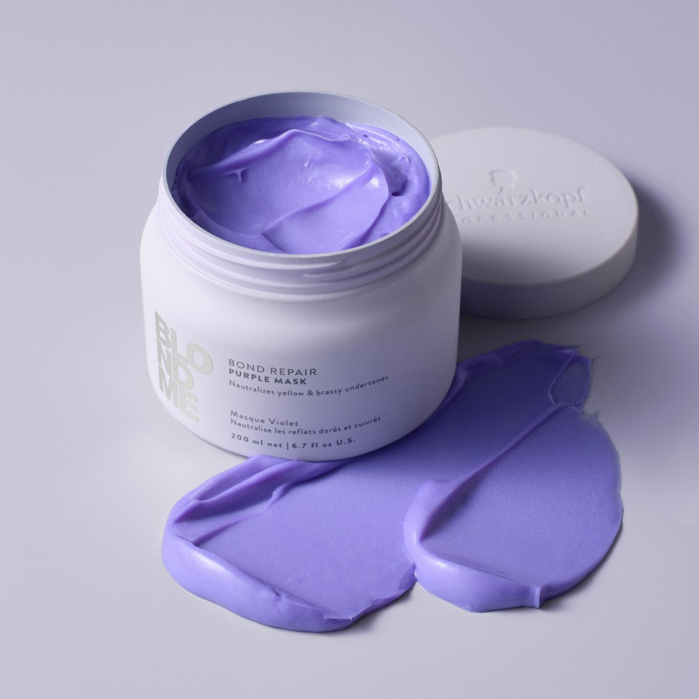 Schwarzkopf - Tratamiento Morado BlondMe Bond Repair Purple Mask 200 ml