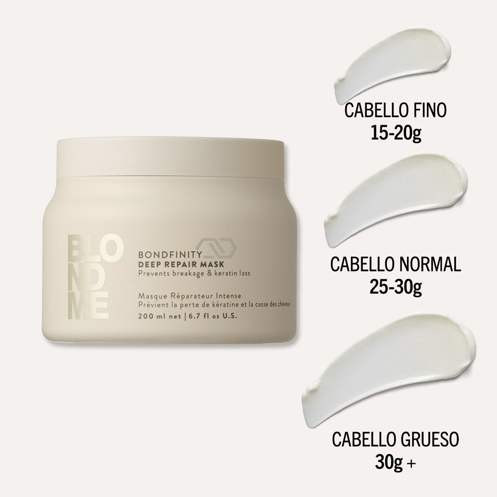Schwarzkopf - Tratamiento Reparador Intensivo BlondMe Bondfinity Deep Repair Mask 200 ml
