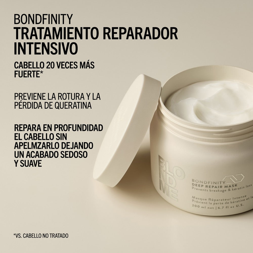 Schwarzkopf - Tratamiento Reparador Intensivo BlondMe Bondfinity Deep Repair Mask 200 ml