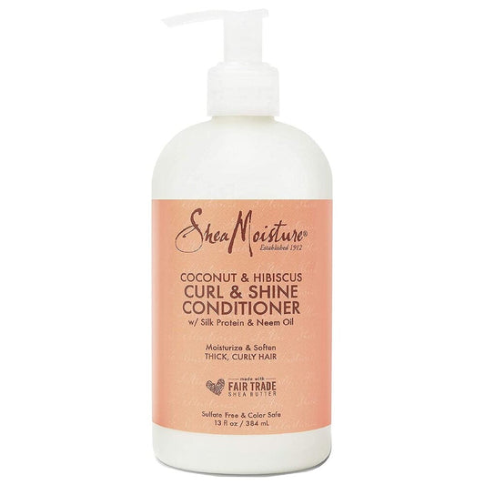 Shea Moisture - Acondicionador Coconut & Hibiscus Curl & Shine 384 ml